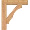 Ekena Millwork Balboa Block Smooth Bracket w/ Offset Brace, Western Red Cedar, 7 1/2"W x 30"D x 34"H BKT0806X30X34BOA05SWR - alternate 4